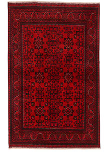 Firebrick Khal Mohammadi 4' 8 x 6' 3 - SKU 71777