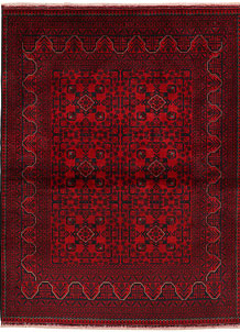 Firebrick Khal Mohammadi 4' 11 x 6' 6 - SKU 71782