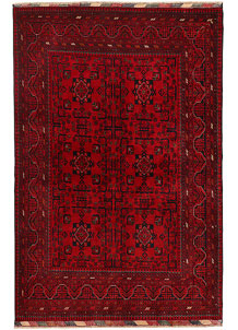 Firebrick Khal Mohammadi 4' 11 x 6' 7 - SKU 71783