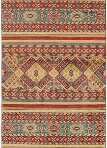 Multi Colored Kazak 2' 7 x 6' 6 - SKU 71801