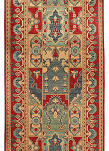Multi Colored Kazak 2' 5 x 9' 4 - SKU 71804
