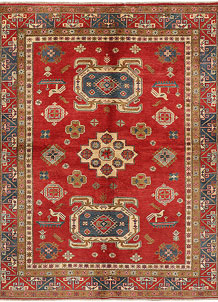 Firebrick Kazak 6' x 7' 6 - SKU 71811