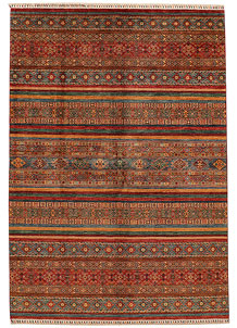Multi Colored Kazak 6' 11 x 9' 11 - SKU 71815