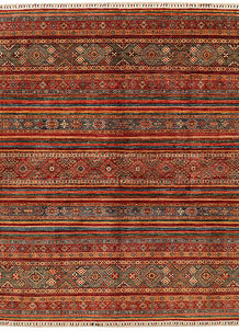 Multi Colored Kazak 8' x 10' 1 - SKU 71822