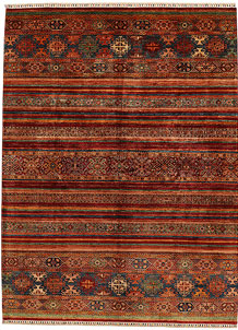 Multi Colored Kazak 8' 10 x 11' 10 - SKU 71834