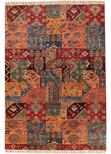 Multi Colored Kazak 5' 5 x 7' 9 - SKU 71874