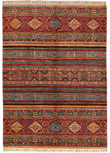 Multi Colored Kazak 5' 8 x 7' 8 - SKU 71878