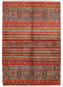 Multi Colored Kazak 6' 6 x 9' 9 - SKU 71879