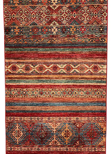 Multi Colored Kazak 2' 8 x 8' 5 - SKU 71881