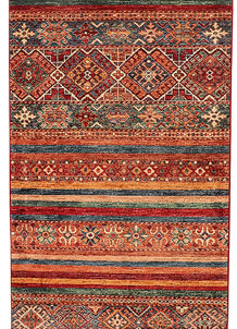 Multi Colored Kazak 2' 8 x 9' 9 - SKU 71883