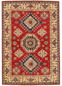 Firebrick Kazak 6' 6 x 9' 7 - SKU 71897