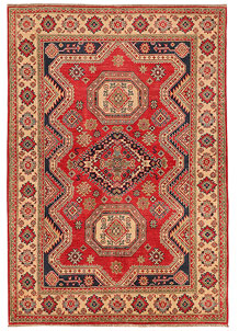 Red Kazak 4' 9 x 6' 11 - SKU 71903