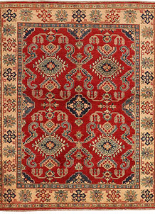 Firebrick Kazak 4' 11 x 6' 3 - SKU 71905