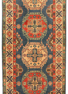 Steel Blue Kazak 2' 8 x 10' 1 - SKU 71913