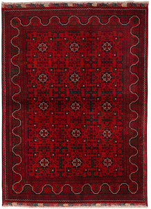 Firebrick Khal Mohammadi 4' 11 x 6' 7 - SKU 71936