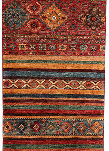 Multi Colored Kazak 2' 8 x 8' 2 - SKU 71957