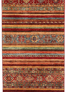 Multi Colored Kazak 2' 7 x 8' 5 - SKU 71959