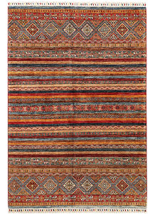 Multi Colored Kazak 5' x 7' 4 - SKU 72432