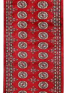 Red Bokhara 2' 7 x 9' 9 - SKU 72609