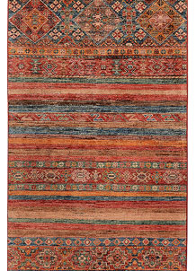 Multi Colored Kazak 2' 9 x 9' 9 - SKU 72897