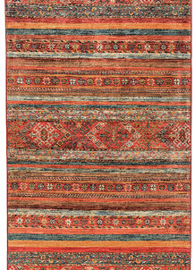 Multi Colored Kazak 2' 7 x 7' 1 - SKU 72917