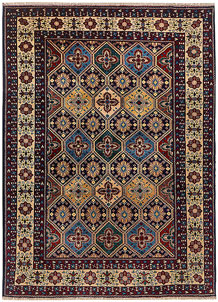 Multi Colored Khal Mohammadi 5' 1 x 7' - SKU 72941