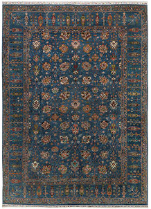 Steel Blue Kazak 9' 1 x 12' 2 - SKU 72946