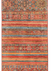 Multi Colored Kazak 2' 7 x 10' 1 - SKU 72962