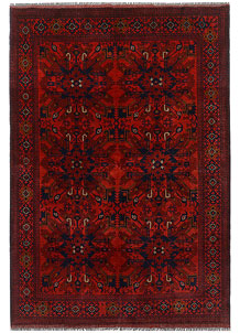 Firebrick Khal Mohammadi 6' 6 x 9' 7 - SKU 73287