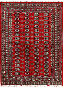 Firebrick Bokhara 5' x 6' 7 - SKU 73385