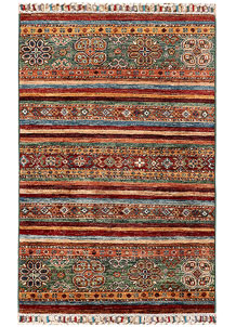 Multi Colored Kazak 2' 9 x 4' 1 - SKU 73542