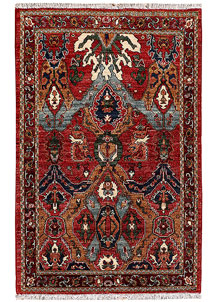 Dark Red Ziegler 3' 2 x 4' 10 - SKU 73549