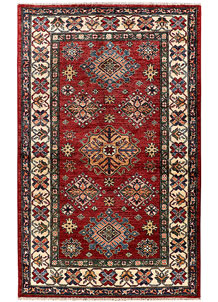 Firebrick Kazak 3' 4 x 5' 4 - SKU 73574