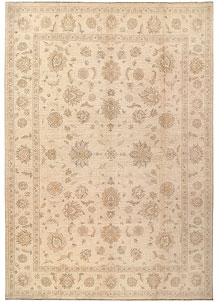Blanched Almond Oushak 7' 11 x 11' 6 - SKU 73645