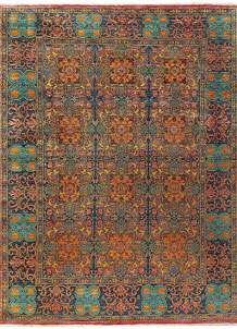 Multi Colored Suzani 7' 11 x 10' 5 - SKU 73646