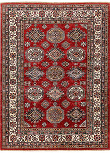 Dark Red Kazak 5' 9 x 7' 9 - SKU 73655