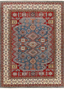 Light Slate Grey Kazak 8' 11 x 11' 9 - SKU 73668