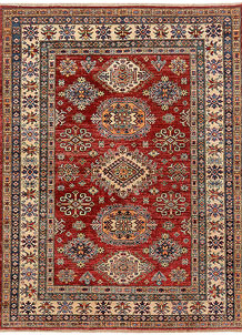 Firebrick Kazak 4' 10 x 6' 5 - SKU 73743