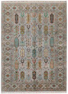 Dark Grey Kazak 6' 11 x 9' 6 - SKU 73759