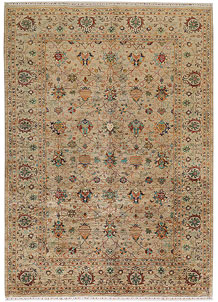 Tan Kazak 8' 10 x 12' 5 - SKU 73769