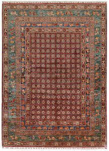 Multi Colored Kazak 8' 11 x 12' 1 - SKU 73770