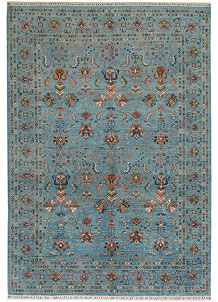 Cadet Blue Kazak 8' 6 x 12' 2 - SKU 73771