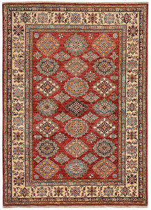 Firebrick Kazak 4' 8 x 6' 9 - SKU 73784