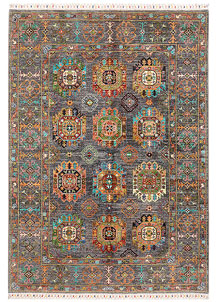 Dim Grey Kazak 5' x 7' 2 - SKU 73800