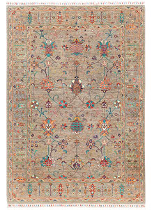 Tan Kazak 5' 9 x 8' 2 - SKU 73919