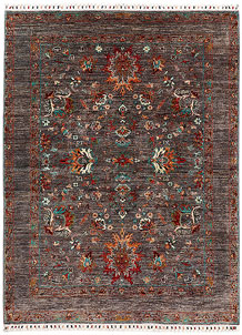Multi Colored Kazak 5' 2 x 6' 10 - SKU 73936