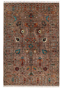Saddle Brown Kazak 5' 7 x 8' 4 - SKU 73940