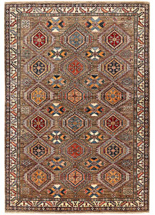 Tan Kazak 6' 9 x 9' 9 - SKU 74031