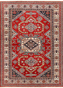 Red Kazak 5' x 6' 9 - SKU 74032