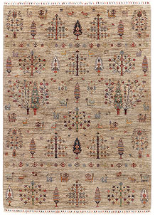 Tan Kazak 5' 8 x 7' 10 - SKU 74044